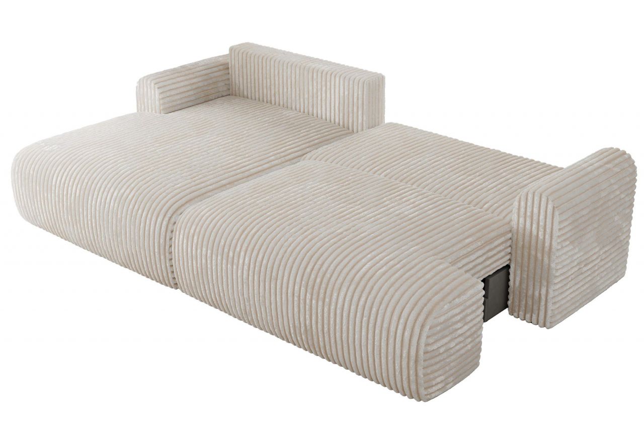 Narożnik TONO L - strona lewa - beżowy, sztruks