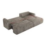 Narożnik TONO L - strona lewa - jasnobrązowy, sztruks