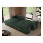 Narożnik TONO L - strona lewa - zielony, sztruks