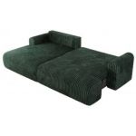 Narożnik TONO L - strona lewa - zielony, sztruks