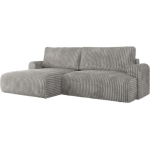 Narożnik TONO L - strona lewa - jasnoszary, sztruks