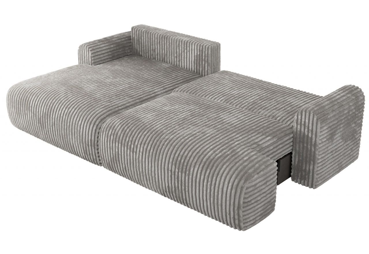 Narożnik TONO L - strona lewa - jasnoszary, sztruks