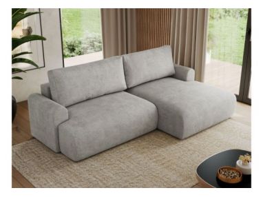 Narożnik TONO L - strona prawa - jasnoszary, struktura