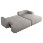 Narożnik TONO L - strona prawa - jasnoszary, struktura