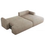 Narożnik TONO L - strona prawa - beżowy, struktura