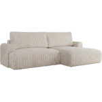 Narożnik TONO L - strona prawa - beżowy, sztruks