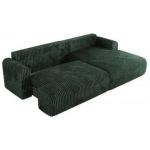 Narożnik TONO L - strona prawa - zielony, sztruks