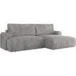 Narożnik TONO L - strona prawa - jasnoszary, sztruks