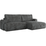 Narożnik TONO L - strona prawa - szary, sztruks