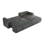 Narożnik TONO L - strona prawa - szary, sztruks