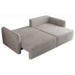 Narożnik MESTO L - strona prawa - jasnoszary, plusz