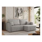 Narożnik MESTO L - strona prawa - jasnoszary, struktura