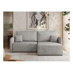 Narożnik MESTO L - strona prawa - jasnoszary, struktura