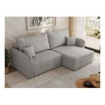 Narożnik MESTO L - strona prawa - jasnoszary, struktura