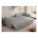 Narożnik MESTO L - strona prawa - jasnoszary, struktura