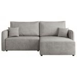 Narożnik MESTO L - strona prawa - jasnoszary, struktura