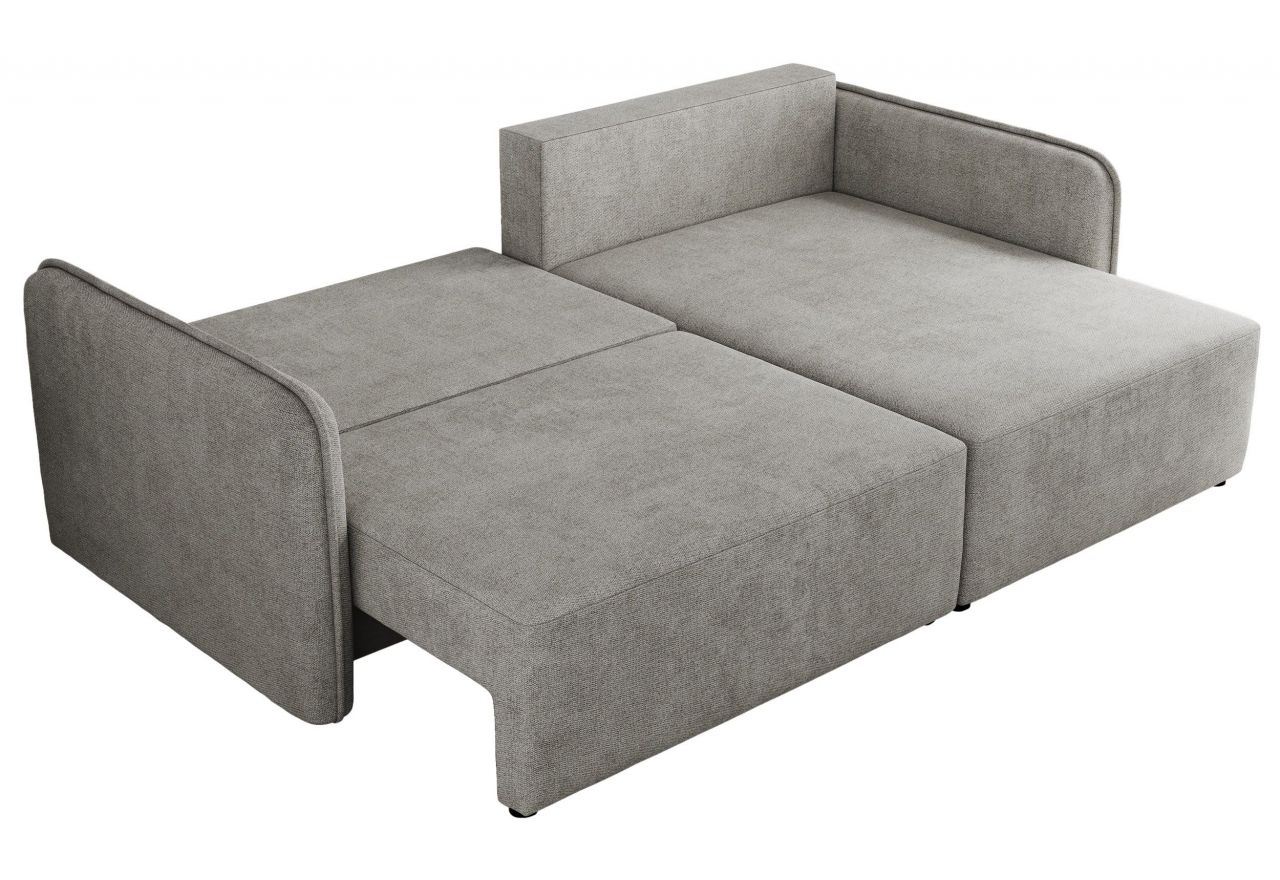 Narożnik MESTO L - strona prawa - jasnoszary, struktura