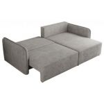 Narożnik MESTO L - strona prawa - jasnoszary, struktura