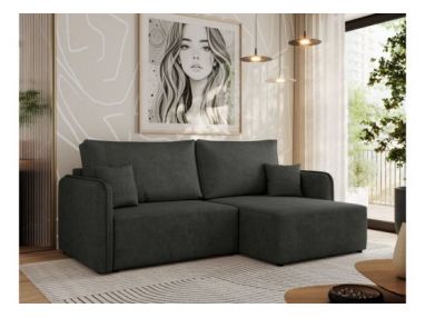 Narożnik MESTO L - strona prawa - ciemnoszary, struktura