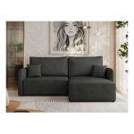 Narożnik MESTO L - strona prawa - ciemnoszary, struktura