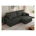 Narożnik MESTO L - strona prawa - ciemnoszary, struktura