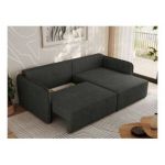 Narożnik MESTO L - strona prawa - ciemnoszary, struktura