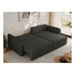 Narożnik MESTO L - strona prawa - ciemnoszary, struktura