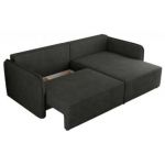 Narożnik MESTO L - strona prawa - ciemnoszary, struktura