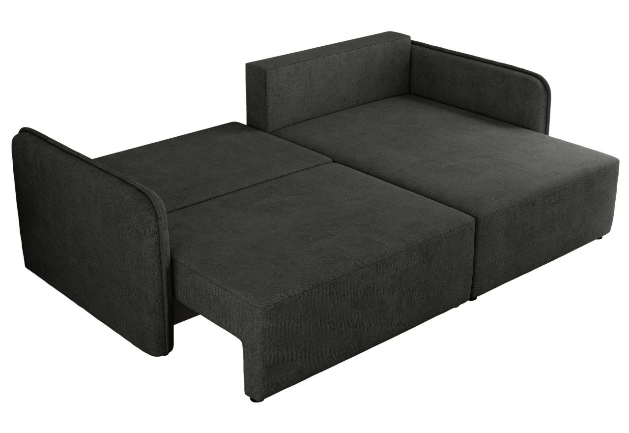 Narożnik MESTO L - strona prawa - ciemnoszary, struktura