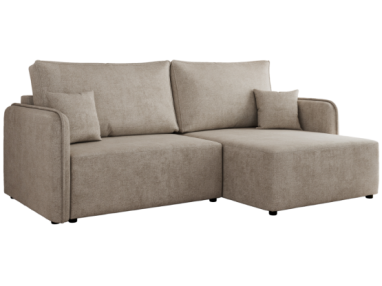 Narożnik MESTO L - strona prawa - beżowy, struktura