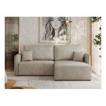 Narożnik MESTO L - strona prawa - beżowy, struktura