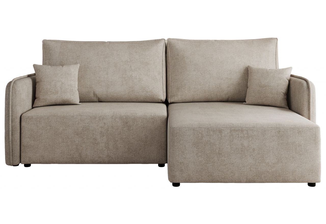 Narożnik MESTO L - strona prawa - beżowy, struktura