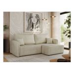 Narożnik MESTO L - strona prawa - beżowy, welvet