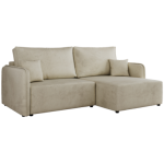 Narożnik MESTO L - strona prawa - beżowy, welvet