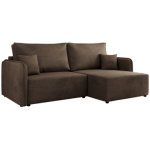 Narożnik MESTO L - strona prawa - brązowy, welvet