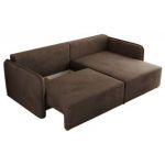 Narożnik MESTO L - strona prawa - brązowy, welvet