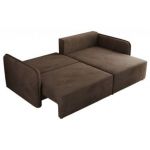 Narożnik MESTO L - strona prawa - brązowy, welvet