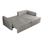 Narożnik MESTO L - strona prawa - jasnoszary, welvet