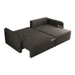 Narożnik MESTO L - strona prawa - ciemnoszary, welvet