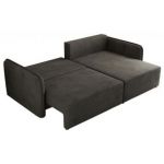 Narożnik MESTO L - strona prawa - ciemnoszary, welvet