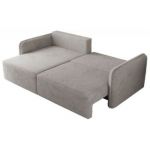 Narożnik MESTO L - strona lewa - jasnoszary, plusz