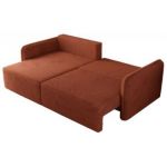 Narożnik MESTO L - strona lewa - pomarańczowy, plusz