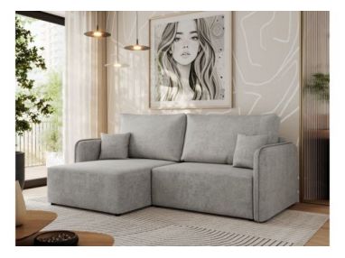 Narożnik MESTO L - strona lewa - jasnoszary, struktura