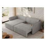 Narożnik MESTO L - strona lewa - jasnoszary, struktura