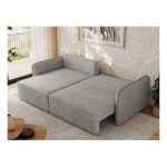 Narożnik MESTO L - strona lewa - jasnoszary, struktura