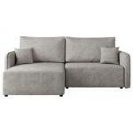 Narożnik MESTO L - strona lewa - jasnoszary, struktura