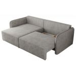 Narożnik MESTO L - strona lewa - jasnoszary, struktura