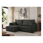 Narożnik MESTO L - strona lewa - szary, struktura