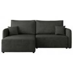 Narożnik MESTO L - strona lewa - szary, struktura