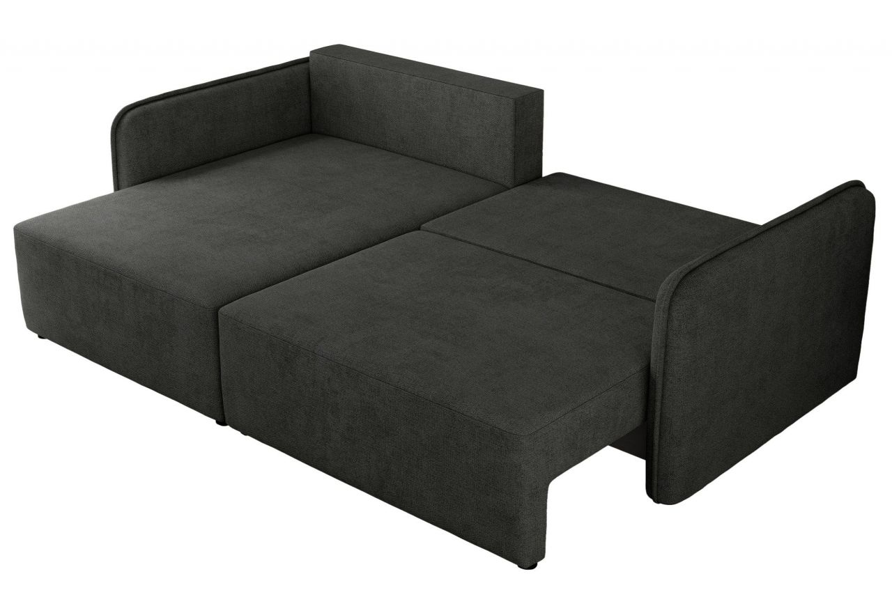 Narożnik MESTO L - strona lewa - szary, struktura